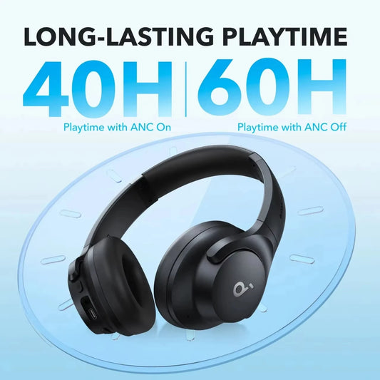 Anker Soundcore Life Q20i Wireless Bluetooth Headphones Active Noise Cancelling Headphone Long Endurance Wireless Headset Gift