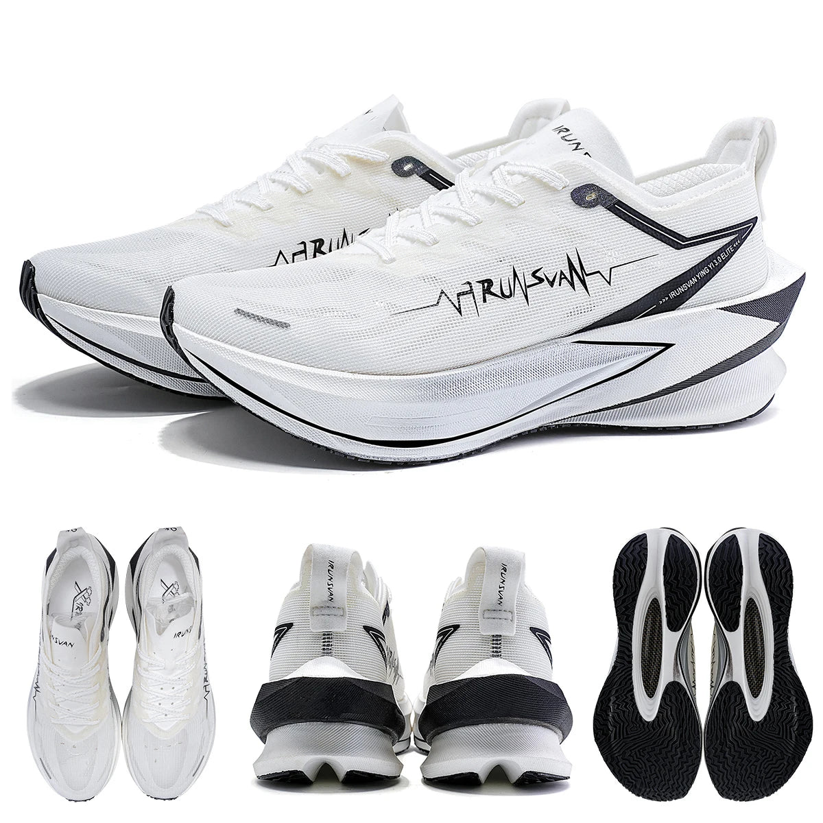 IRUNSVAN T800 Carbon Plate Sports Shoes Professional Marathon Racing Running Shoes for Man Cushioning Trainers Outdoor Athletic