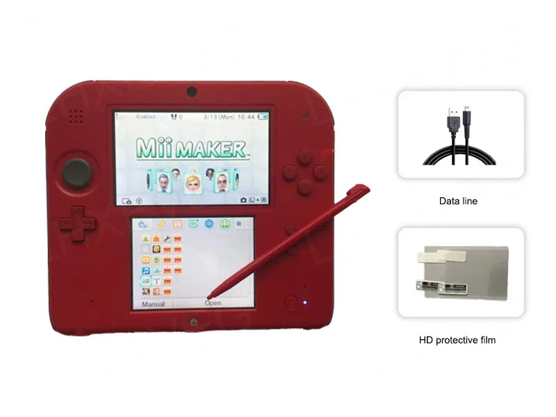 Original 2DS Retro Handheld Game Console FBI Unlocked Pure Children's Exquisite Gift 2DS Vintage Gaming Device