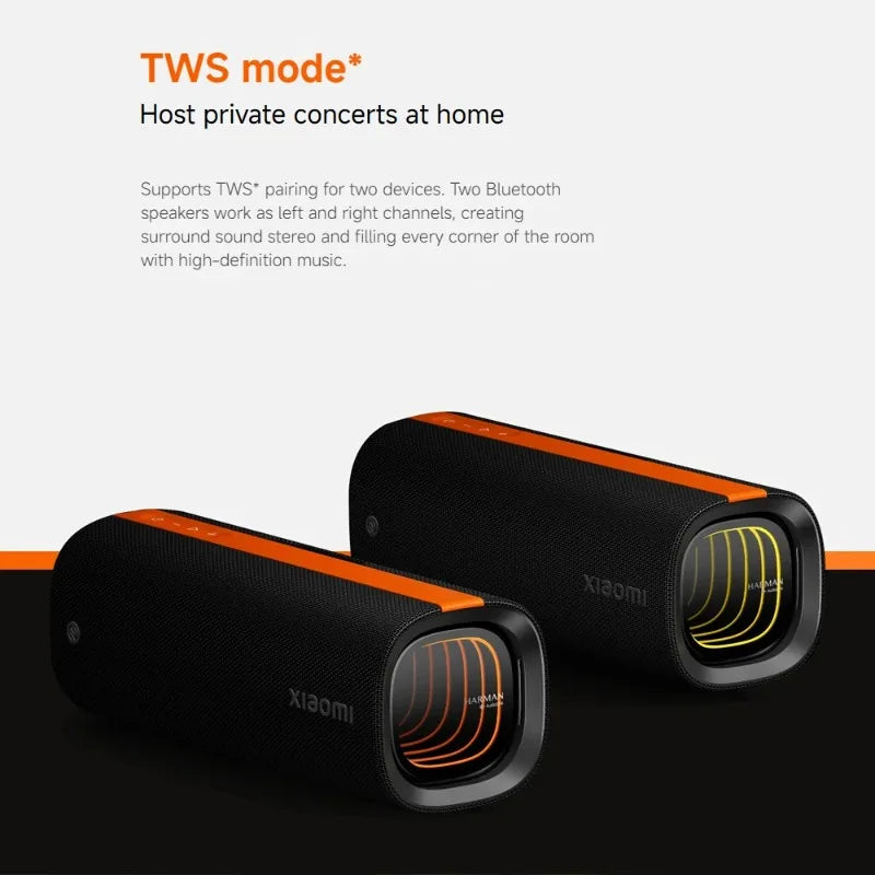 Xiaomi Sound Party TWS Stereo Speaker Global Version IP67 Waterproof Bluetooth 5.4 Harman AudioEFX Combo 50W Portable Speaker