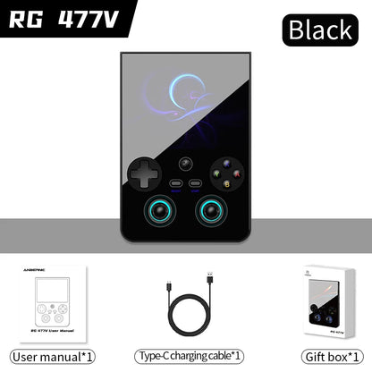 ANBERNIC RG477V Retro Handheld Game Console 4.7-inch LTPS 64 Bit Game Player Dimensity 8300 Online Multiplayer Streaming RG 477V