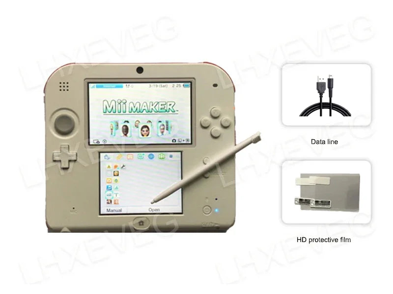 Original 2DS Retro Handheld Game Console FBI Unlocked Pure Children's Exquisite Gift 2DS Vintage Gaming Device