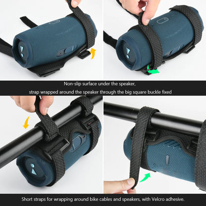 Bicycle Speaker Mount Strap Fixed Holder Portable MTB Road Bike Kettle Cage Loop Fastener Bracket for JBL Flip 6 5 /Charge 5