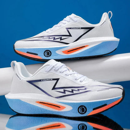 Men's Fashionable Casual and Comfortable Sports Running Shoes Breathable Fabric Upper Non-Slip and Wear-Resistant Shoes
