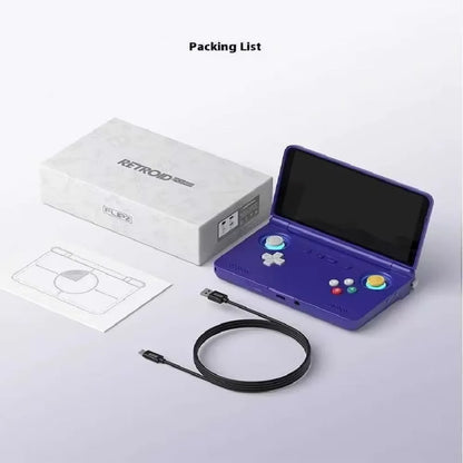 Retroid Pocket Flip 2 Retro Handheld Game Console Video Game Console 5.5Inch AMOLED Touch Screen SD865 8G+128G Android13 PSP PS2
