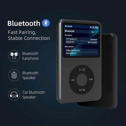 Portable mp3 player bluetooth speakers & video, radio receiver, digital music player, innioasis y1 Hifi audio walkman