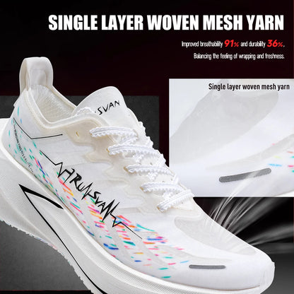 IRUNSVAN T800 Carbon Plate Sports Shoes Professional Marathon Racing Running Shoes for Man Cushioning Trainers Outdoor Athletic