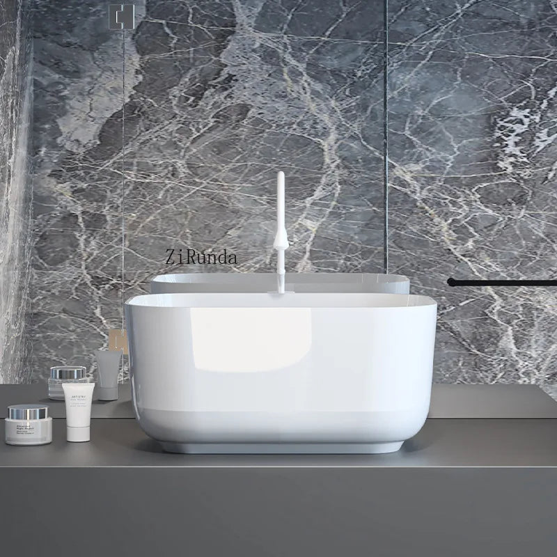 On-stage basin Ceramic basin Wash basin  Household deepened large size bathroom Balcony anti-splashing water