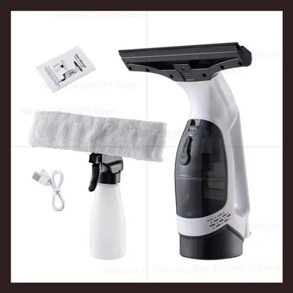 Home Cleaning Electric Window Cleaner Glass Window Cleaning Tool Car Glass Wiper Rechargeable Home Cleaning Tool with Handle