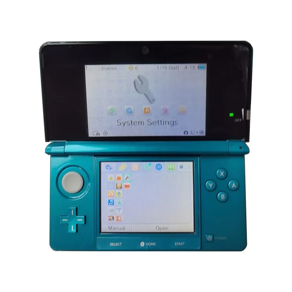 Original Refurbished 3DS Handheld Video Game Console - FBI Unlocked Retro Handheld Game Console, Free Game Downloads - In Stock