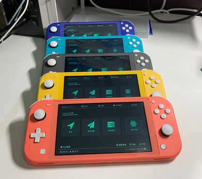 Second Hand Portable Handheld Video Game Console NS System For Switch Lite With Built in Raspberry Pi Hacked Chip in Stock!!!