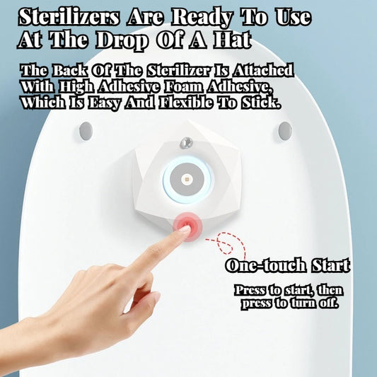 UV Toilet Disinfection Lamp, Smart Sterilizer for Home and Hotel, Ultraviolet Toilet Purifier for Sterile Bathrooms