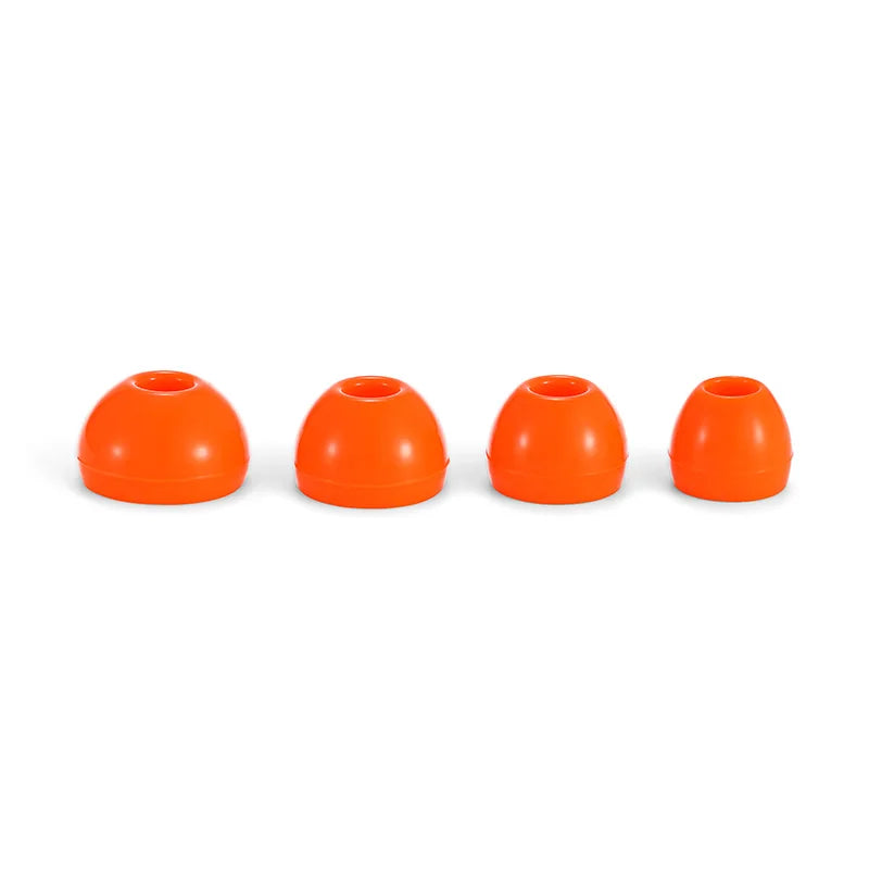Penon Liqueur O Orange 4.5mm S/M/L/XL Silicone Eartips for HiFi Audiophile 4.0-6.5mm Nozzle Wired In-ear Earphone IEMs (3 Pairs)
