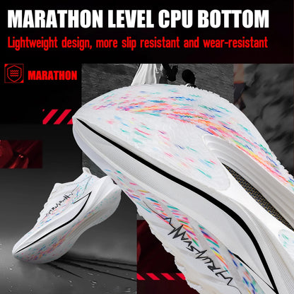 IRUNSVAN T800 Carbon Plate Sports Shoes Professional Marathon Racing Running Shoes for Man Cushioning Trainers Outdoor Athletic