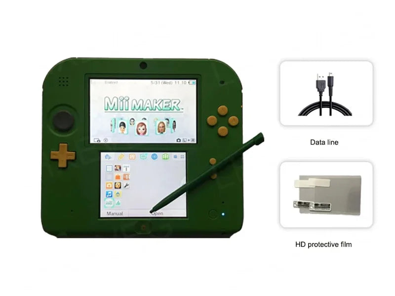 Original 2DS Retro Handheld Game Console FBI Unlocked Pure Children's Exquisite Gift 2DS Vintage Gaming Device